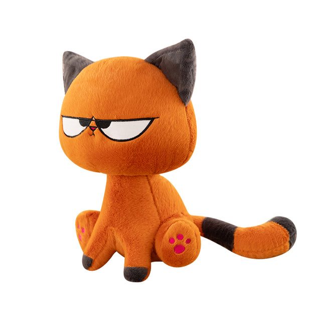 Ugly-Cute Fat Cat Plush Toy - Sassy Judging Cat Pillow | XunYin