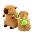 Emotional Support Capybara Plush with Turtle Backpack | XunYin
